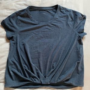 Lululemon Pleats and Thank You SS Size 4 Color Teal/blue